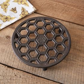 Honeycomb Cast Iron Trivet