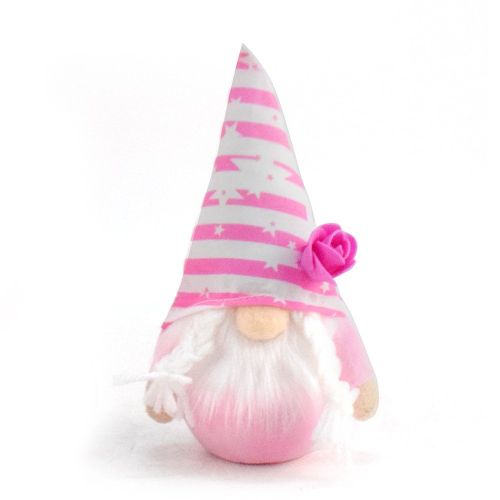 Doll Pink Rose Faceless Doll Valentine's Day Furnishings Ornaments With Light