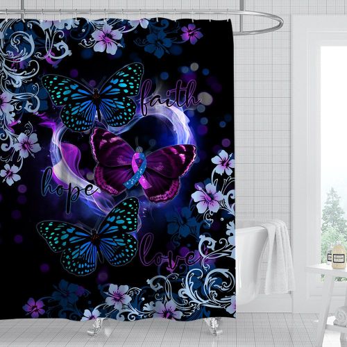 Digital Print-free Bathroom Curtain