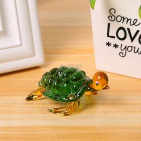 Color Handmade Ancient French Glaze Turtle (Option: No 5 45x7mm)