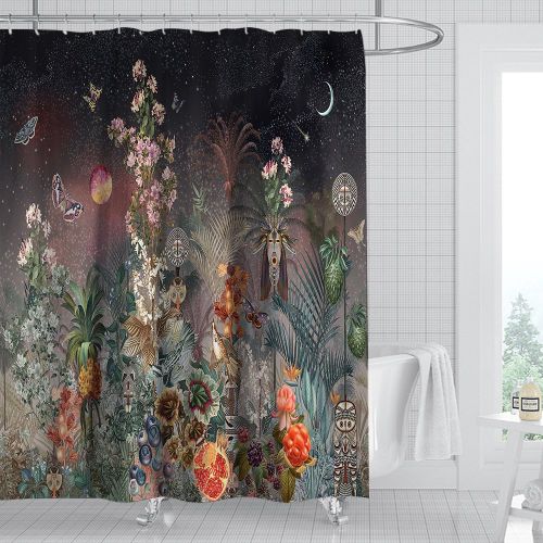 Digital Print-free Bathroom Curtain