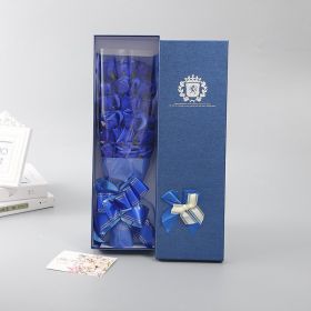 Thanksgiving Christmas Creative 18 Roses Fat Soap Bouquet Company Activity Gift For Girlfriend Birthday Gift (Option: 18 Bouquet Blue)