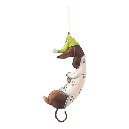 Acrylic Fashion Dog Christmas Tree Decoration