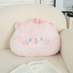 Cute Panda Sofa Pillow Cartoon Cute And Fun (Option: Bow Cat Pillow Round)