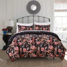 Three-piece Bedding Set Printed Home Textile (Option: 2010-240x220cm)